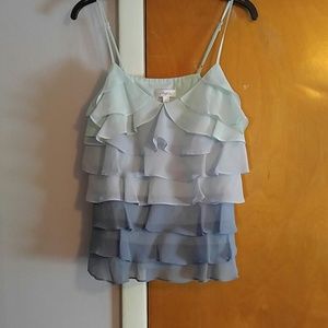 Candies large ladies ruffled tank